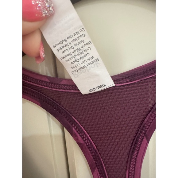 Reebok Purple Patterned Tank Top - Picture 6 of 6
